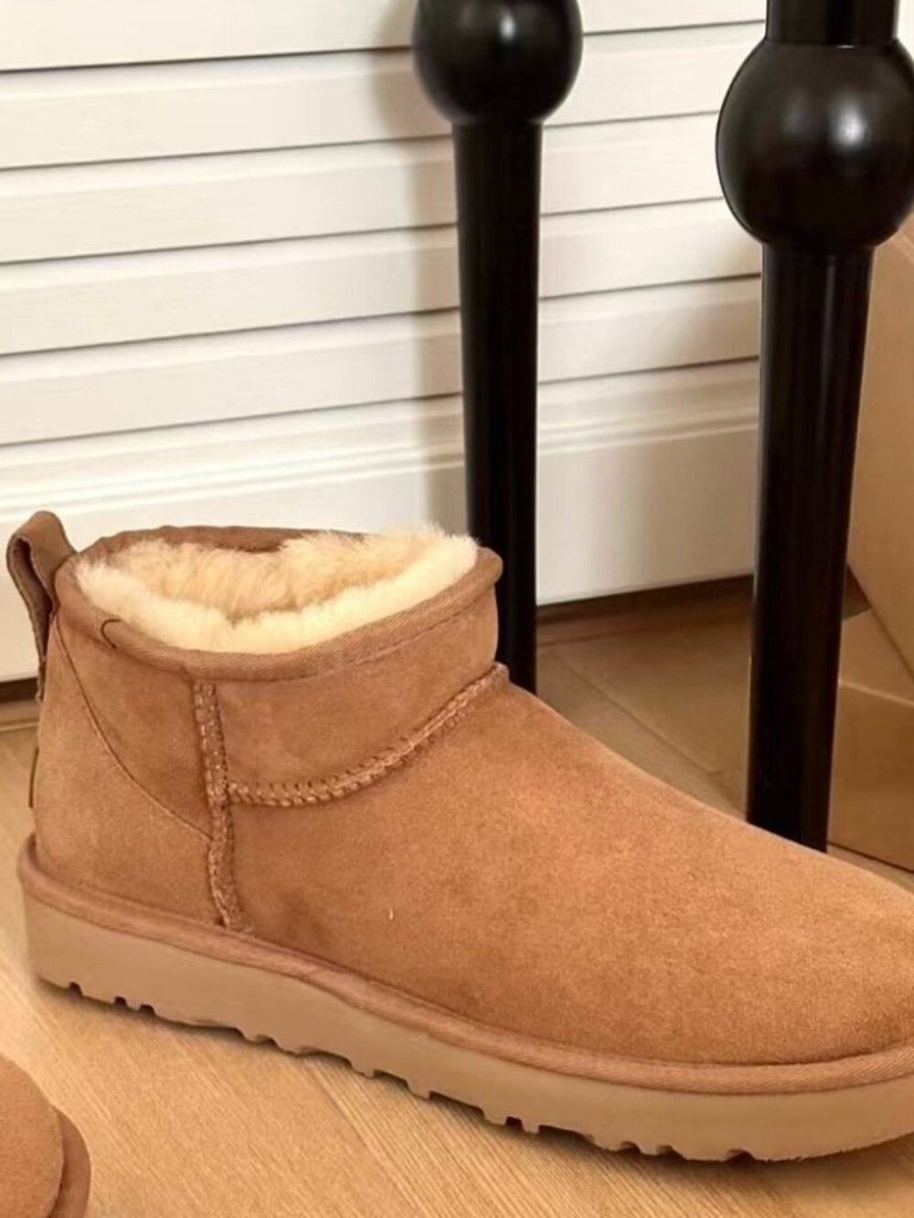 UGG Mini Booties in Chestnut Tan - Picture 5 of 7